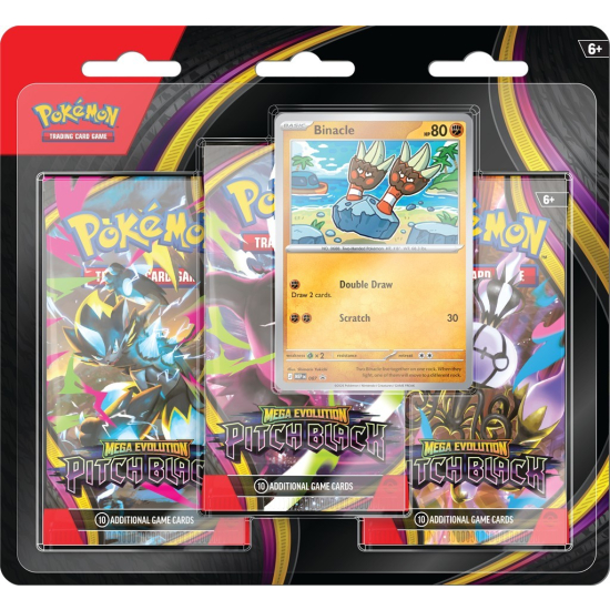 Mega Evolution - Pitch Black - 3-Pack Blister